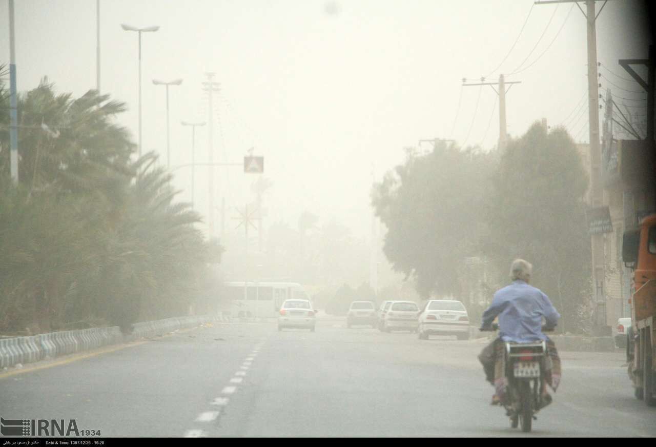 وضعیت آلودگی هوا در ۴ شهر استان بوشهر به شرایط خطرناک رسید