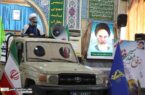 اقدام جالب امام جمعه شهرستان دشتی/خطبه‌های نماز جمعه روی لندکروز جنگی در مصلی خورموج