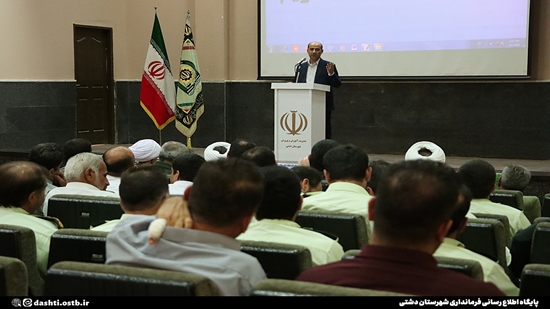 فرماندار دشتی؛ خدمت صادقانه در هر کسوت و لباسی بهترین یادگار از مسئولیت‌هاست