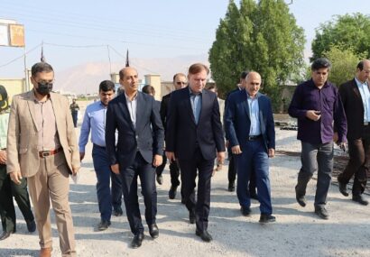 استاندار بوشهر از پروژه‌های عمرانی شهرستان دشتی بازدید کرد