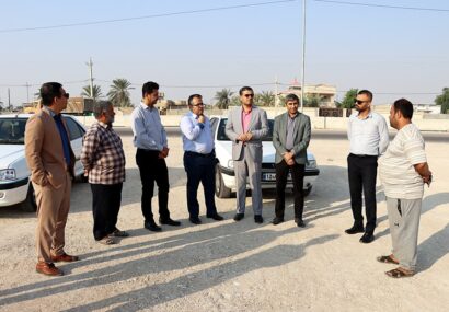 بررسی میدانی مشکلات حوزه برق شهرستان دشتی با حضور مسئولان استانی و شهرستانی